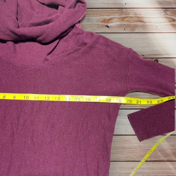 Ruby Moon Long Sweater Maroon Size Small - Picture 5 of 6